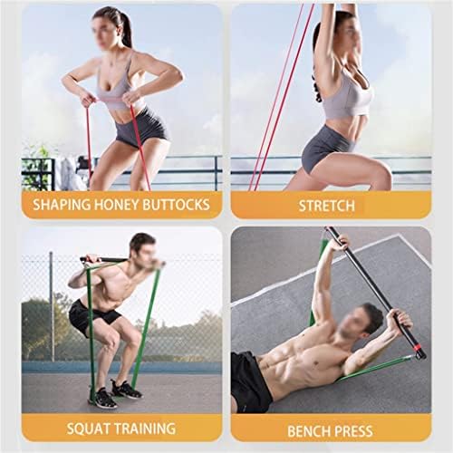 QUUL vježba za cijelo tijelo elastična fitnes traka otpor traka oprema za vježbanje i štapovi za fitnes vježbe dizanje tegova