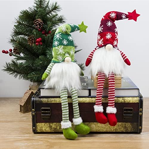 Božićni gnome, 3 pakovanje rasvjetnih poklona 13 '', za Xmas stablo ukrase ukrasni ukrasi ukrasi