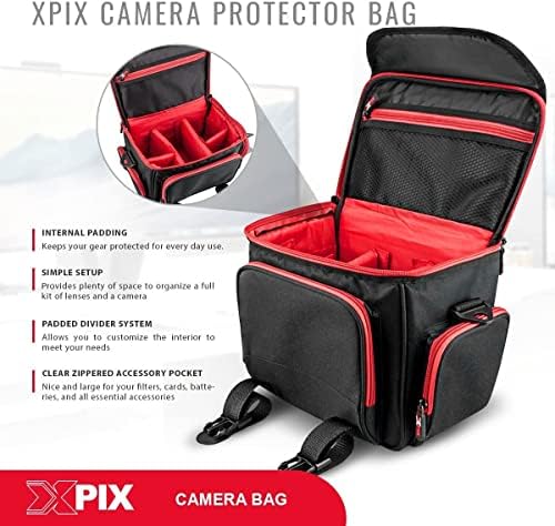 Xpix Deluxe kamera/kamkorder & dodatna oprema zaštitna torba sa naramenicom