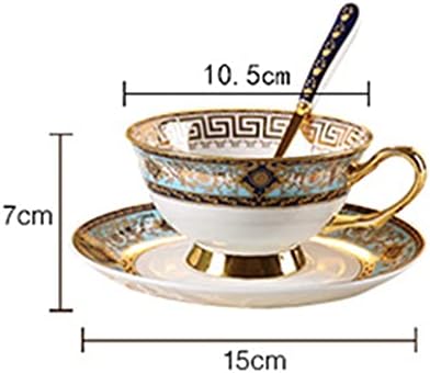 SXNBH europski stil zlato koštalo kosti porculan kafu i tanjur za kafu Britanskog vrhunskog keramičkog