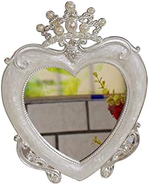 N / A Obiteljski okvir u obliku srca - Klasični dječji metalni okviri Desktop Vjenčani okviri za fotografije