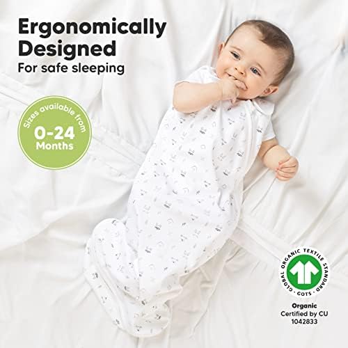 KeaBabies Baby Sleep Sack i jastuk za malu djecu sa jastučnicom - organski pamuk Nosivi pokrivač Baby-13x18
