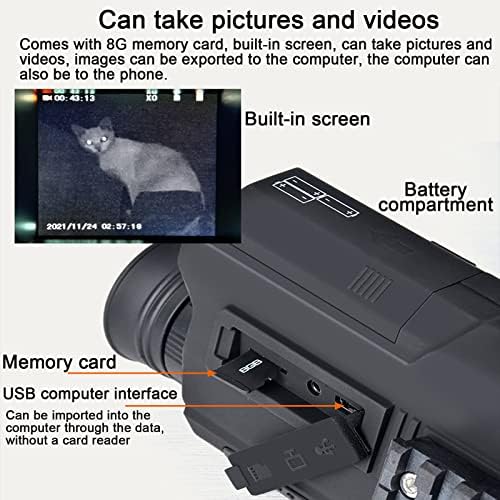 Demaxiya Digital Night Vision Monokula | Punjenje USB-a | Pocket Veličina | Leće za snimanje,