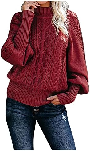 Ymosrh Ženski džemperi Ležerne prilike pune boje podešeni glavom okrugli vrat dugački džemper