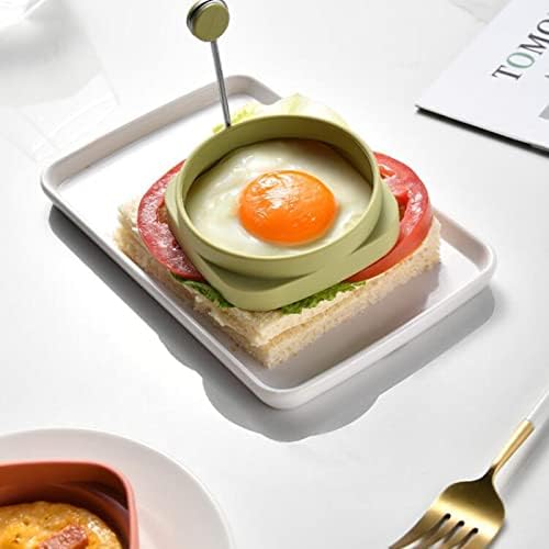 clinmday prsten za jaja, okrugli doručak za domaćinstvo alat za kuvanje non-Stick okrugli oblikovatelj