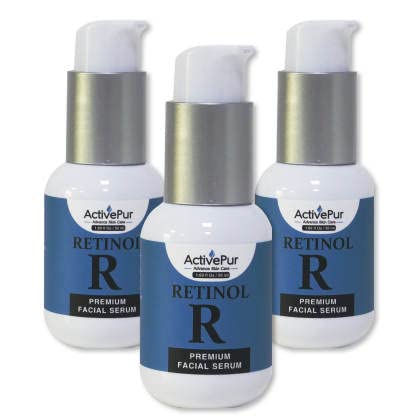ActivePur, Retinol Serum za lice & koža, Premium Anti Aging Super complex, popravke bora, Fine linije,