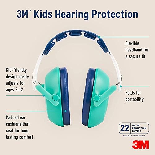 3m WorkTunes Connect + Gel jastuk za zaštitu sluha & amp ;3m dječja zaštita sluha, zelena
