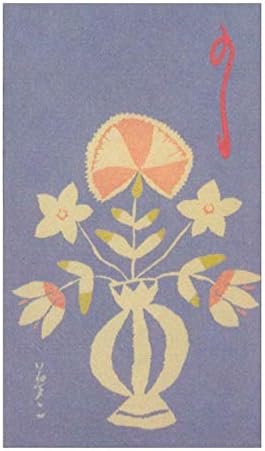 山下工芸 yumji takehisa Potch, cvijeće, pakovanje od 3 komada, opp torba, 11 × 6,5 × 0,2 cm, ljubičasta
