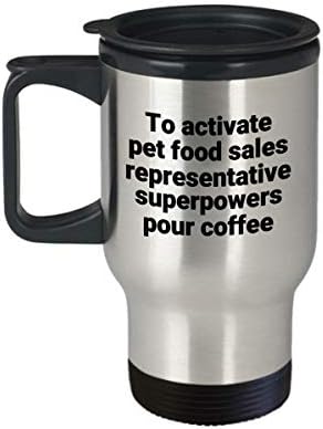 PET Food Reprezentation Travel Milica - smiješan sarkastični nehrđajući čelik Novost superpower ideja za kavu