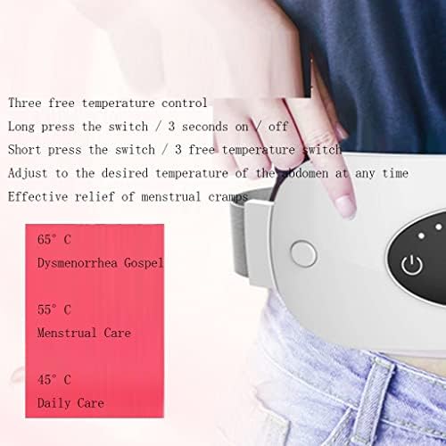 TKHP prijenosni menstrualni jastuk za grijanje, USB električni trbušni bend, sa 3 nivoa grijanja i 3 načina