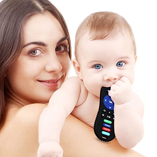 2 pakovanja silikonske igračke za nicanje zuba za bebe 6-12 mjeseci-igračka za nicanje zuba na daljinsko