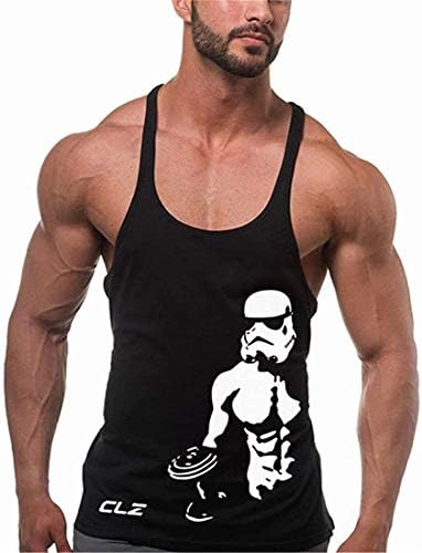 YeeHoo muške trenirke za teretanu majice za treniranje mišića za leđa s mišićima bez rukava