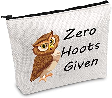 Phawoo sova patentna vrećica nula hoota Dana kozmetička torba Vlasnik sove Kozmetička torba Owl Tematski poklon