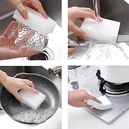 Zukeehm spungs 100pcs / lot Magic Spužva za brisanje bijele melaminske spužva za pranje posuđa kuhinjski kupatilo za čišćenje čišćenja alata za čišćenje