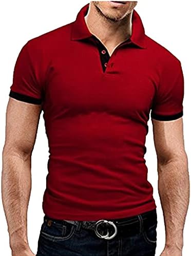 WenKomg1 muške tipke 1/4 dolje poslovna polo majica Osnovna dukserica Kompresija Slim Fit Henley majice