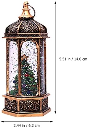 3kom Santa Party Poklon favorizira stil osvijetljeni pogon noćni Vintage snjegović Centar Holdiay pejzažna lampa