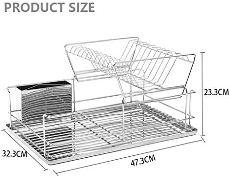 Kuyt Početna 2-tier stalak za sušenje jela 18,6 x 12,7 x 9.1, može se koristiti kao odvodni nosač za