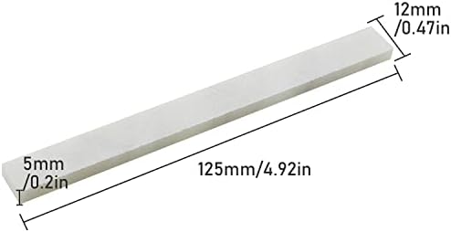 ZZHXSM 20pcs Olovka za označavanje olovke 125x12x5mm ravni bijeli sapuni za sapusni za izradu uklonjivih