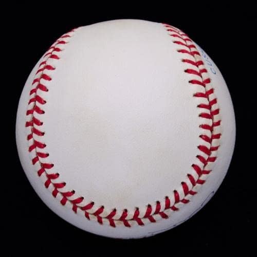 Fini Billy Martin potpisao je autogramiranog na bejzbol Yankees JSA loa xx12277 - autogramirani bejzbol