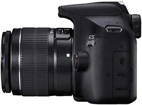 Canon EOS 2000D/Rebel T7 digitalna SLR kamera W/EF-S 18-55mm f / 3.5-5.6 objektiv 3 objektiv DSLR Kit