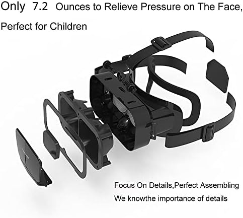 VR SHINECON slušalice virtuelna stvarnost 3D naočare slušalice kacige VR naočare za TV, filmove,