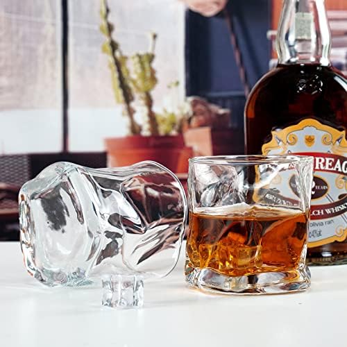 StarLuckINT Whisky naočare 10 oz boja staromodne naočare ručno puhane Scotch naočare bez olova