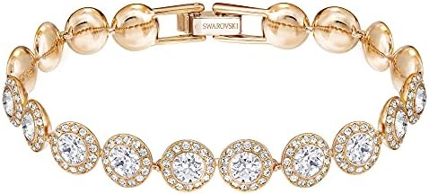 SWAROVSKI Angelic ogrlica, naušnica, i narukvica Crystal nakit kolekcija, Rose Gold & zlatni ton finiš