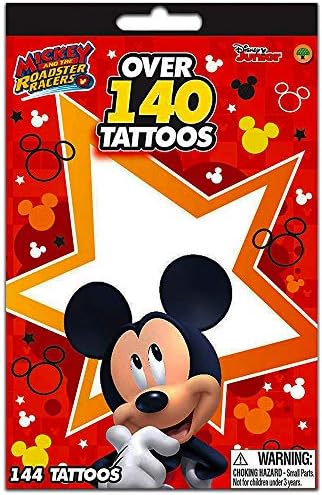Disney Junior Mickey Mouse & amp; the Roadster Racers Over 140 privremene tetovaže knjižice - jednostavan