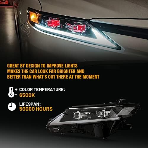 Nova prednja svjetla za 2018-2023 Toyota Camry se XSE LE XLE TRD sklop farova Lexus Style Demon Eye 8th