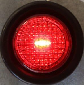 2 crvena LED 2 okrugli klirens bočni marker setovi sa svjetlom i prikolicom za kamion RV