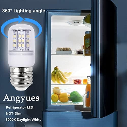 Angyues LED sijalice za frižider 4W 40W ekvivalentno 120v E26 kompaktna kukuruzna lampa sa srednjom bazom
