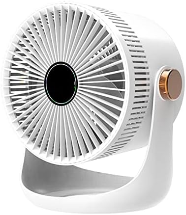 AKFRIERS Električni ventilator za ventilator za cirkulaciju zraka, USB punjenje radne površine, ventilator