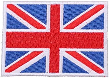 Tendycoco Britanska Union Jack vezeni zastava Engleska zastava Velike Britanije Željezano na šivanje amblem
