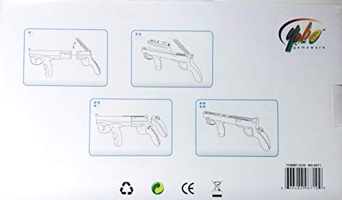 Yobo Wii Tommy Zapper pištolj za Nintendo Wii U / Wii Game Console Daljinski upravljač i Nunchuk