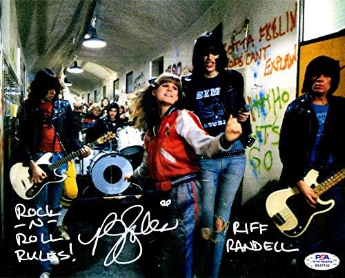 PJ potplati autogramirani potpisani upisani 8x10 fotografija rock 'n' roll srednjoškolski PSA Ramones