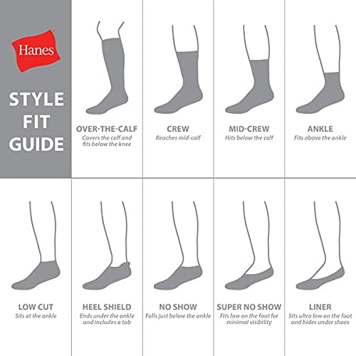 Hanes Ultimate Boys 10-pakovanje niskoreznih čarapa