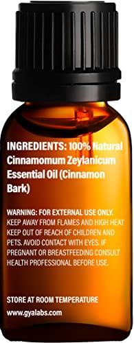Cinnamon Cassia ulje za ulje i cimet - Gya Labs Happy Days Set za umirene mišiće i poboljšane