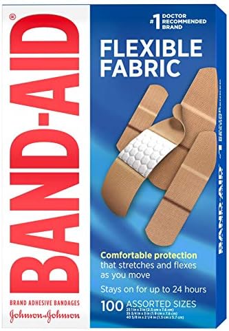 Flaster brend fleksibilna tkanina ljepljivi zavoji za udobnu fleksibilnu zaštitu & njega rana za manje posjekotine,