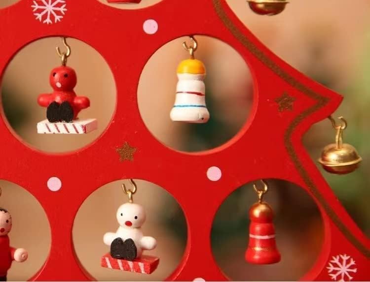 GUK umjetno božićno stablo DIY Mini božićno stablo Desktop drveni božićni ukras za božić Dečije