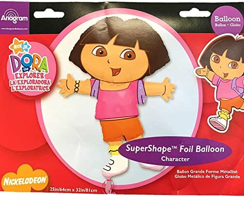 Anagram Dora Explorer Veliki dvostrani licencirani rođendanski folija Balloon Party pribor