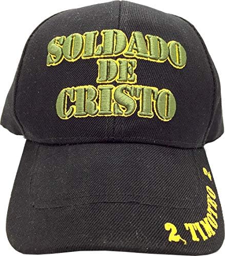 Soldado De Cristo Timoteo 2 Army of Christ Christian 3d vezeni šešir za bejzbol kapu