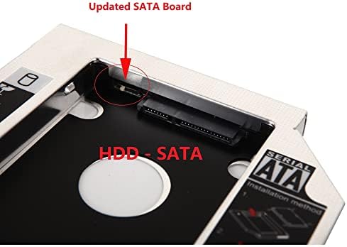 DY-tech 2. SATA Hard disk HDD SSD Caddy za Toshiba L555d serije L555d-S7005 GT20F DVD