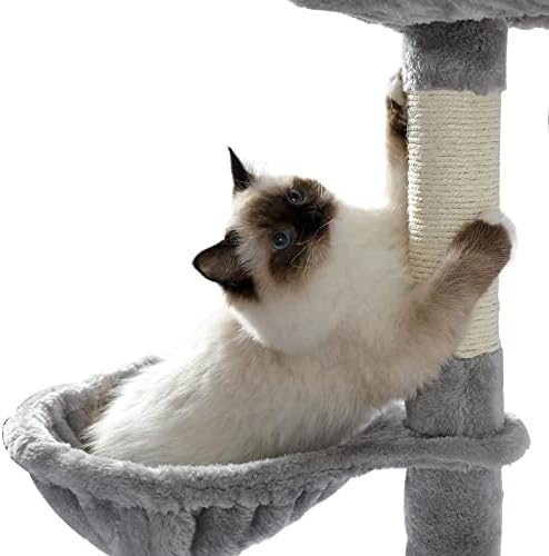 Ultimate CAT penjačka toranj - višenamjenski mačji stablo sa grebanjem, pristojnim Condo Hammock
