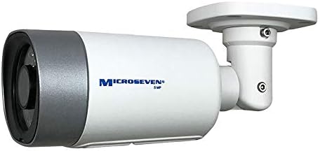 MICROSEVEN Certified radi sa Alexa 5MP UltraHD PoE 2 dvosmjerni razgovor, ugrađeni Amplified