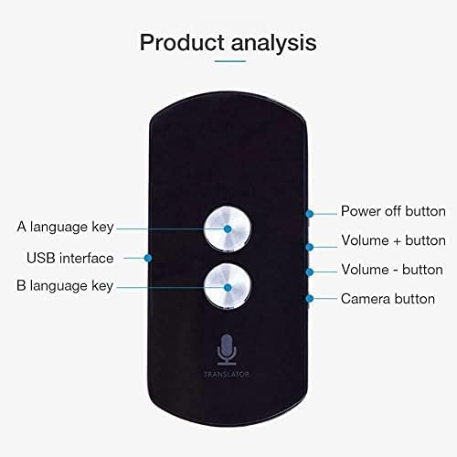 DLOETT Meeting Travel inteligentni Bluetooth Prevodilac višejezični tri prevodilačka motora bežični Tumač glas sinhroni
