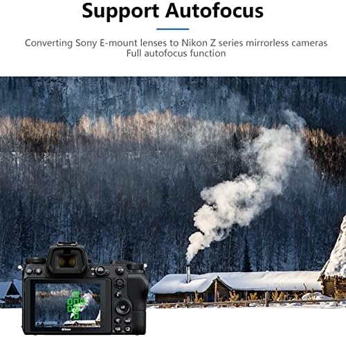 Etz21 adapter za sočiva Megadap FE-Z za Sony E-za Nikon Z Adapter za autofokus