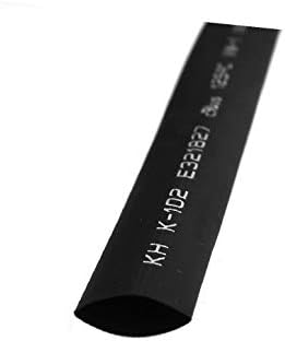 X-dree 7mm Izolirana toplotna skupljana cijev za smanjivanje cijevi 3,5m Dužina crna (Guaina termorestringibil