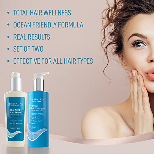 SOPHIA LINE SILK paket - Šampon za kosu sa mineralima, arganovo ulje, biljni ekstrakti i pšenični protein - Split