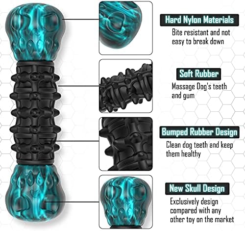 Vilike Dog igračke za žvakanje za veliku srednju pasminu, igračke za pse sa gume i najlona, ​​interaktivni