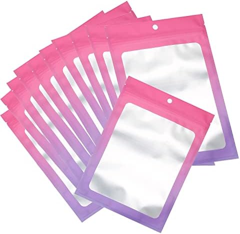 100 komada mirisne torbe za pakovanje u boji koje se mogu ponovo zatvoriti sa prozirnim prozorom